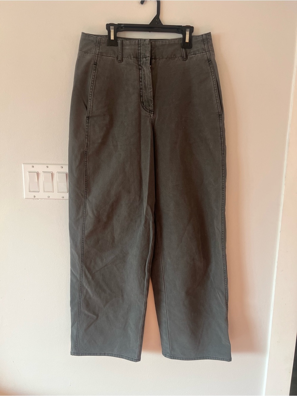 Wilfred Free Grey Utility Trouser Pant Women’s 4 Casual Aritzia